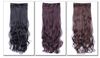 Excellent quality super long clips in hair extensions synthetic hair curly thick 1 piece for full head high quality8119926