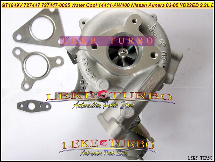 خرطوشة Turbo مبردة بالماء CHRA GT1849 727447 727447-5007S 727447-0005 شاحن توربيني لنيسان X-Trail T30 Almera Primera YD22ED YD22 2.2L