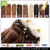 Indian Virgin Loop Micro Ring Human Hair Extensions 18-24inch 1 2 4 27 24 33 1B recht 1G/STRAND 100G/SET BELLAHAIR