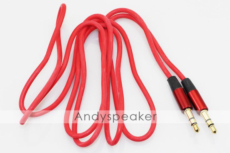 AUX -kabel Auxiliary Cable 3,5 mm hane till hane O -kabel 1,2 m stereo -bilförlängningskabel för digital enhet 100 st/UP1663088