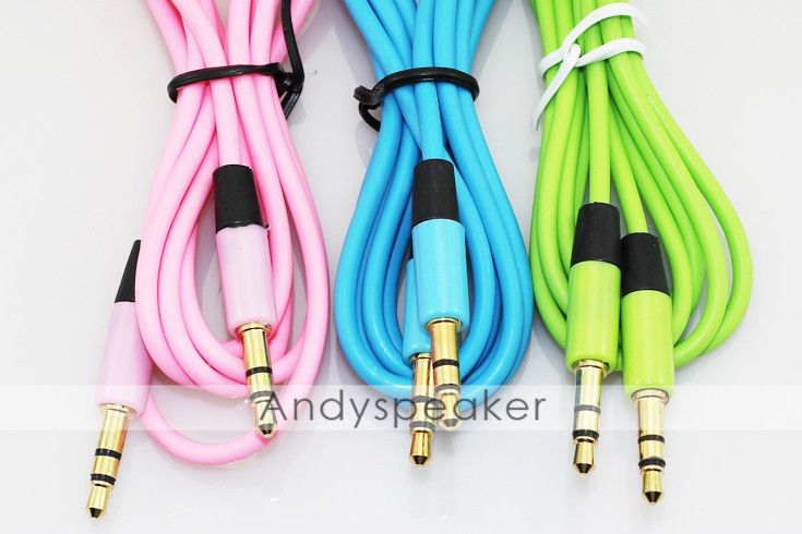 Aux Cable Auxiliary Cable 3.5mm Male to Male Audio Cable 1.2M Stereo Car Extension Cable for Digital Device