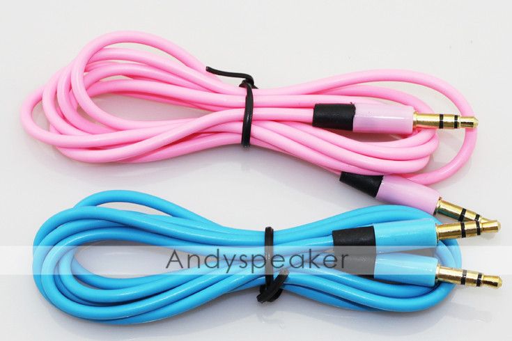 AUX -kabel Auxiliary Cable 3,5 mm hane till hane O -kabel 1,2 m stereo -bilförlängningskabel för digital enhet 100 st/UP1663088