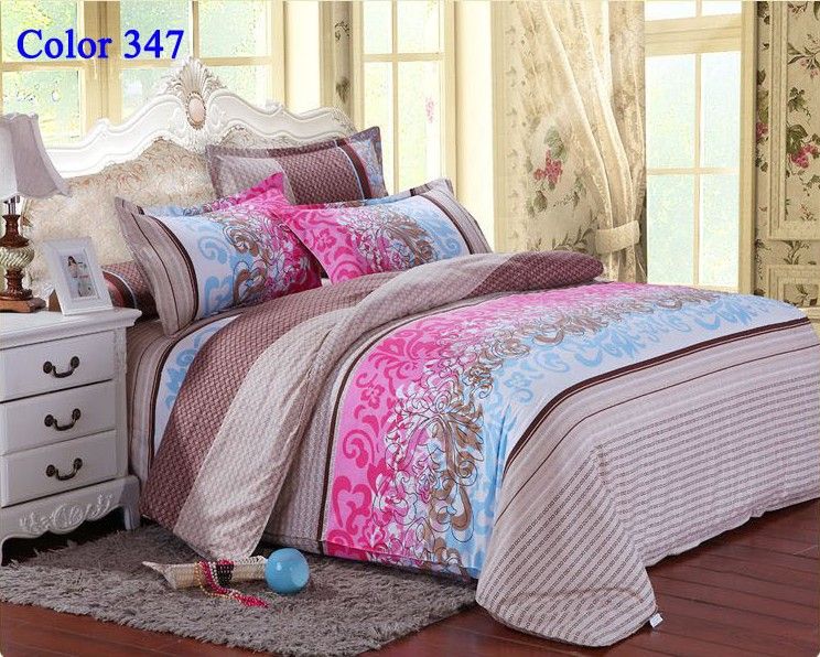 Brown And Pink Bedding Set Bedclothes Bedspread Bed Brown And Pink Bedding Set Bedclothes Bedspread Bed Bedlinen Bedcover Diamond Velvet Bad In A Bag Free Ship Sets