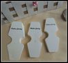 brand new fashion specialty white cardboard jewelry packaging hang tags,bracelet necklace earring display cards,price tag label display 013