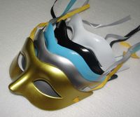 Wholesale Lowest Prices Mask Venetian mask masquerade party supplies plastic half face mask supplies Mix Color