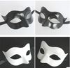 Neue Partymaske Schwarz-Weiß-Fuchs Halbgesichtsmaske Maskerademasken Requisiten kostenloser Versand