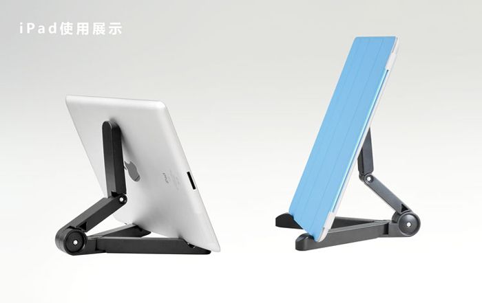 Wholesale - Tablet Stand Desktop Stand Portable Fold-Up Stand for Apple iPad 2 3 4 Galaxy Tab