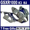 Kit de carenagem de alta qualidade para SUZUKI GSXR 1000 K3 2003 2004 GSX-R1000 carenagens GSXR1000 03 04 conjunto de motobike preto brilhante SF44