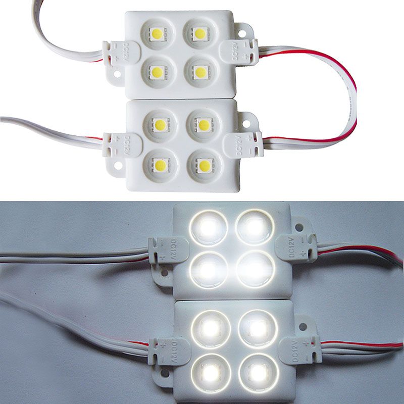 5630 5050 SMD 3 / 4 LEDs Module Signboard Light Waterproof White Light 12V Led Light