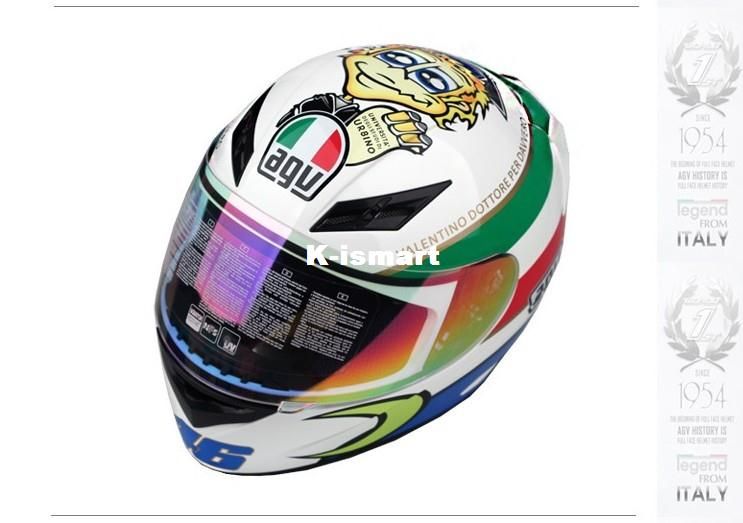 Compra Envío Gratis, Dr. Auténtica Italia Mejores Cascos De Moto Casco  Integral Coche Deportivo Casco AGV K3 Rossi Flor Barato | Entrega Rápida Y  Calidad | Es.Dhgate