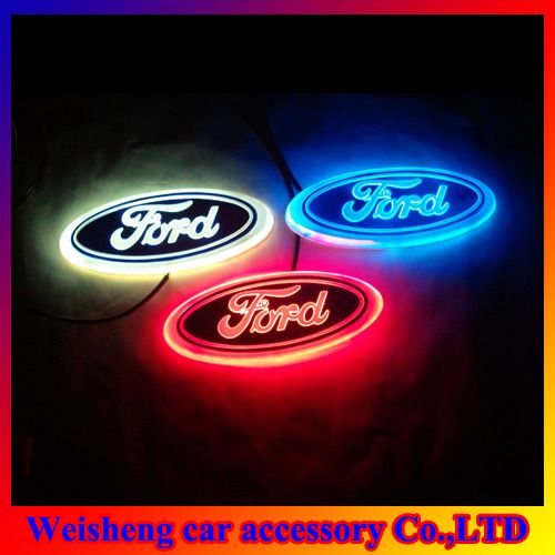 New Arrival 4D EL Led Car Logo Decorative Lights For Ford ... New Arrival 4D EL Led Car Logo Decorative Lights For Ford ...