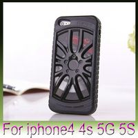 Wholesale MIAK Cool D Race Racing Roadster Sports Car Tyre Wheel Plastic Back Hard Case Skin Cover For iPhone5 G S Protective Shell