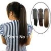 Extensões de cabelo de rabo de cavalo sintético de aço longo e reto feminino novo lx00044178796