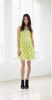 Neon Floral Embroidery Women Dress Sexy Elegant Party Dresses 7229