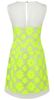 Neon Floral Embroidery Women Dress Sexy Elegant Party Dresses 7229