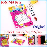 Orijinal R-SIM 9 RSIM9 R-SIM9 Pro Mükemmel SIM Kart Unlock Resmi IOS 7 7.0.6 7.1 iOS7 RSIM 9 iPhone 4 S 5 5 S 5C GSM CDMA WCDMA 3G / 4G
