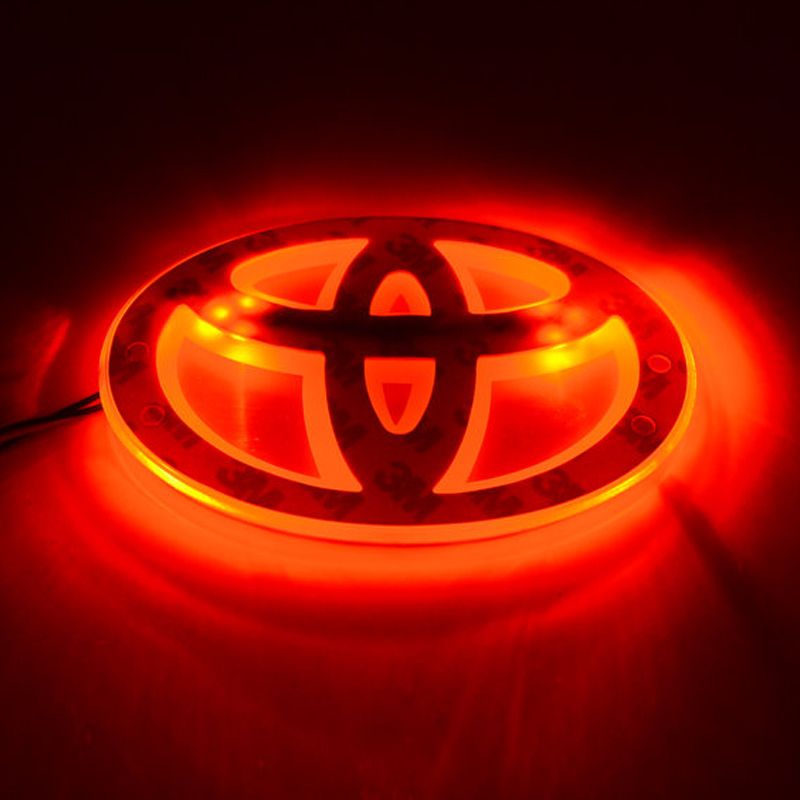 FREE SHIPPING LED Car Decal Logo Tail Light Badge Emblem Sticker Lamp For Toyota 2021 From 