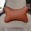 Nowy 2 / Sztuk PU Leather Headrest Neck Poduszka samochodowa Auto siedzenia Pokrywa Głowy Neck Rest Poduszka zagłówka Poduszka