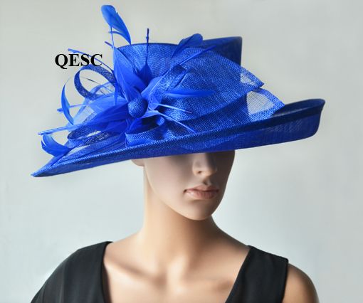 royal blue hats and fascinators