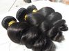 Virgem Brasileira Loose Wave Hair Tece-se Queen Hair Products Natural Preto Humano Extensões de Cabelo Humano 100g Um Lot Lot Beauty WeT