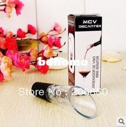 Free shipping 10pcs/lot MCV Aerator Wine Decanter RETAIL BOX wine accessories Philtre Air intake Pour Pourer