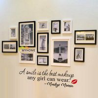 A Simile Is The Best Makeup Any Girl Can Wear Marilyn Monroe Lettering Wall Stickers Quotes Art Decorative Wall Decals For Home Girls Room A Simile Is The Best Makeup Any Girl Can Wear Marilyn Monroe Lettering Wall Stickers Quotes Art Decorative Wall Decals For Home Girls Room