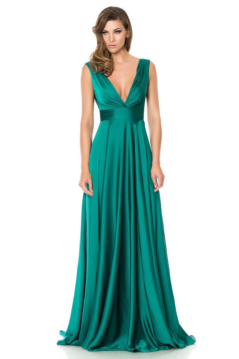 Hot Sale 2014 Sexy V Neck Dark Green Sheath Evening Dresses Lace Sheer ...