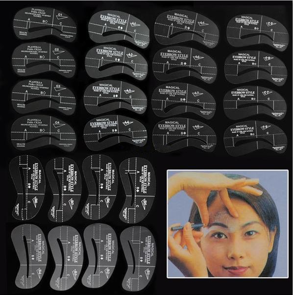 new arrival Eyebrow Stencil Tool Makeup Styles Eye Brow Template Shaper Make Up Tool
