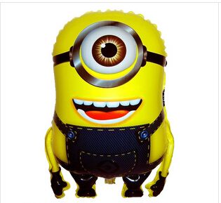 58cmx43cm The new small yellow people aluminium film balloon wedding toy balloon Cartoon character balloon 58cmx43cm The new small yellow people aluminium film balloon wedding toy balloon Cartoon character balloon