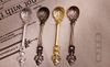 2014 New Vintage style royal fashion carved flower bar and teatime ice cream spoon coffee scoops