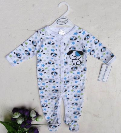 Säuglingsspielanzug-Bodysuits 100% Baumwolle pjs kleidet Schläfer / Los aus