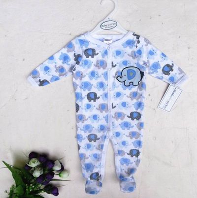 100% cotton infant Romper Bodysuits pjs outfits sleeper 