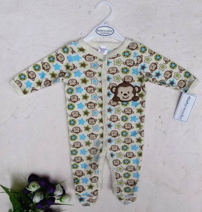 100% cotton infant Romper Bodysuits pjs outfits sleeper 