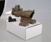 Trijicon ACOG Style 4X32 Fibra Sorgente Red Illuminato Scope con RMR Micro Red Dot Tan spedizione gratuita