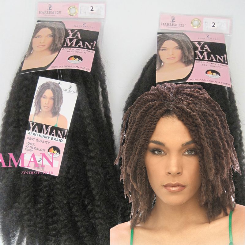 Yaman Afro Kinky Twist Braids 18 Longth 100 Kanekalon Fiber