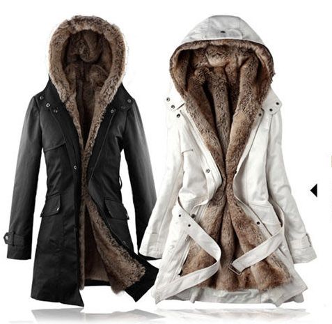 2018 Hot Sell! Faux Fur Lining Women'S Winter Warm Long Fur Coat ...