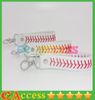 DHL free shipping Softball accessories,softball headbands,bracelets and Keychains