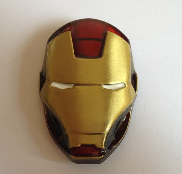 

3D бронзовый Ironman пряжка SWB-1090, бесплатная доставка
