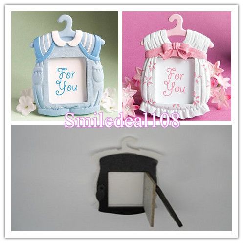 Cute Baby Photo Frame Wedding Favor Baby Shower Theme Resin Picture Frames Gifts Pink/Blue Cheap ...