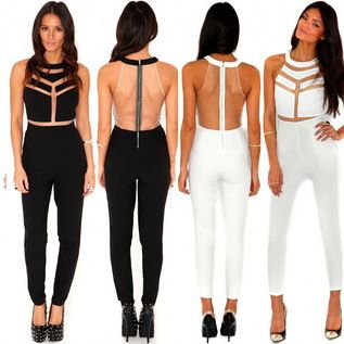 black semi formal jumpsuit