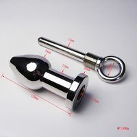 Wholesale Newest Bdsm Medium Size Stainless Steel Anal Plug Anus Plug Jewelry Metal Butt Plug Insert Sex Products Toy