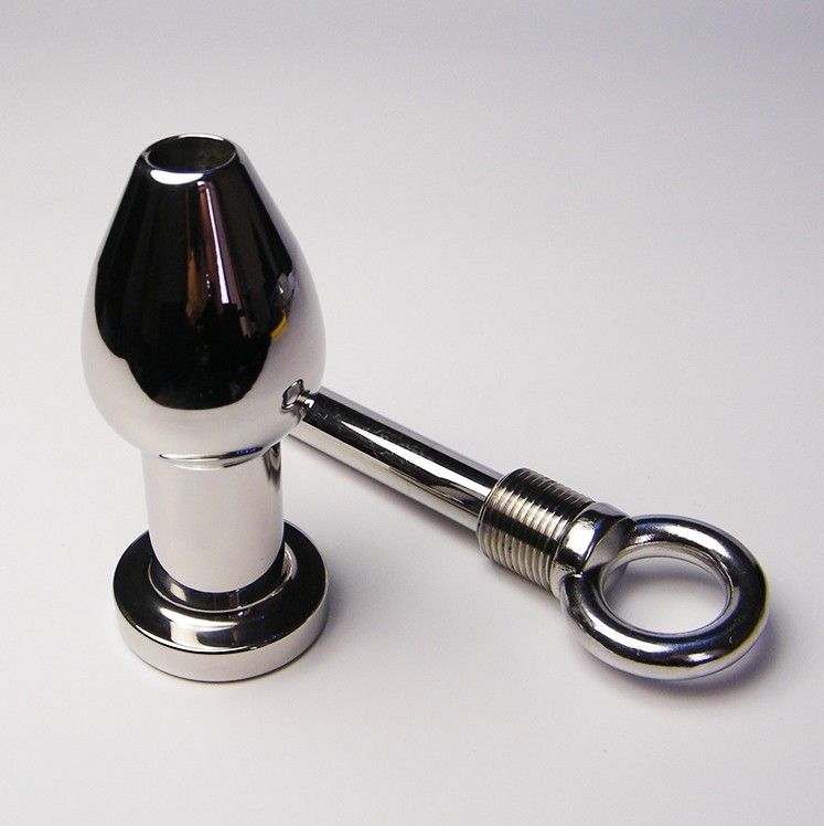 Mais novo bdsm tamanho médio de aço inoxidável anal plug ânus jóias metal butt inserção produtos brinquedos sexuais 6806066