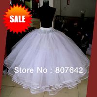 Wholesale Hot sale NO Hoop layers Wedding Bridal Gown Dress Petticoats Petticoat Wedding Underskirt Crinoline Wedding Accessories Sky P016