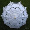 Sombrero hecho a mano blanco y marfil de Battenburg Encaje Vintage nupcial Paraguas Parasol Para boda nupcial dama de honor