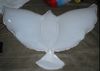 Dekoracje ślubne Biały Gołąb Balon Białe Balony Ślubne Ekologiczne Biodegradowalne Balony Helu Party Favors 10 sztuk / partia