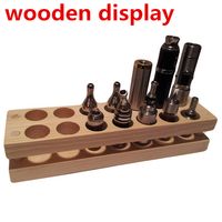 Wholesale Wooden display rack display stand showcase wood display shelf retail store VS acrylic displayer case for e liquid e juice Patriot omega t