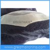 Bra hår 9 x 7quot Indian Human Hair 25mm Curl Stock Men Toupee Men039s Wig Hair Replacement12616403402675