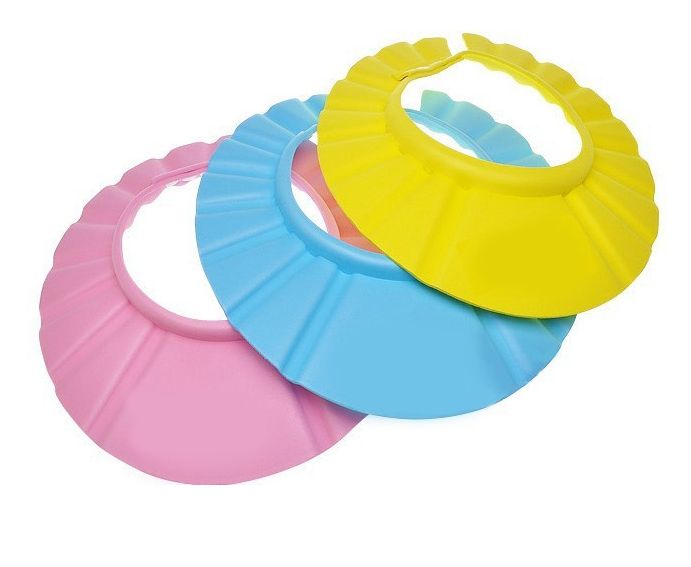 Bonnet de douche réglable enfant enfants laver les cheveux bouclier chapeau protéger shampooing pour la santé de bébé bain bonnets imperméables chapeau 7359270