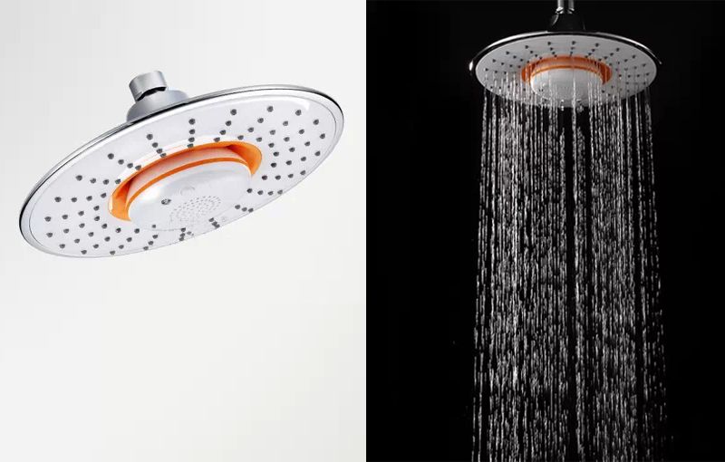 2020 Bathroom Shower Head Music Rain Shower Bluetooth Speaker Telephone Led Bathroom Hardware