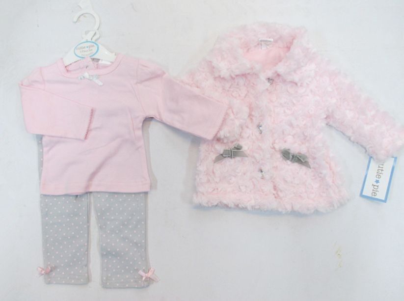 2015 Winter Baby Girls Suits Kids Children Sets Coat T Shirt Pants ompits Set Girls Clothes 35033096592